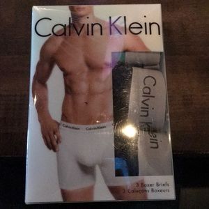 Calvin Klein Cotton Boxer Briefs (3 Pack)